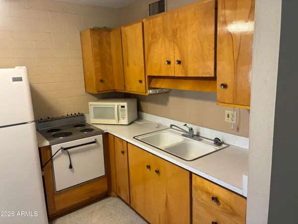 a view of a small space