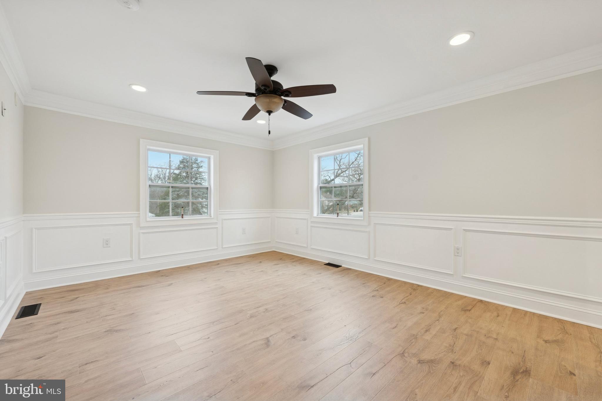 440 Rittenhouse Boulevard Jeffersonville, PA 19403 - Photo 23 of 45 a view of empty room with wooden floor and fan