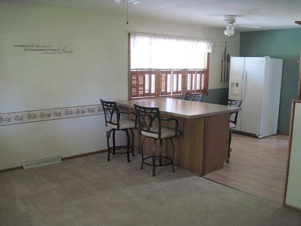354 Cleveland Avenue Rochelle, IL 61068 - Photo 5 of 22 a view of a kitchen with furniture and a window