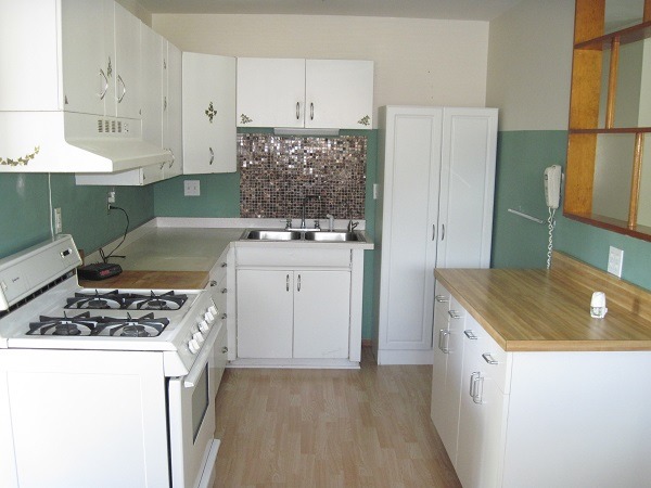 354 Cleveland Avenue Rochelle, IL 61068 - Photo 8 of 22 a kitchen with a stove a sink and a refrigerator