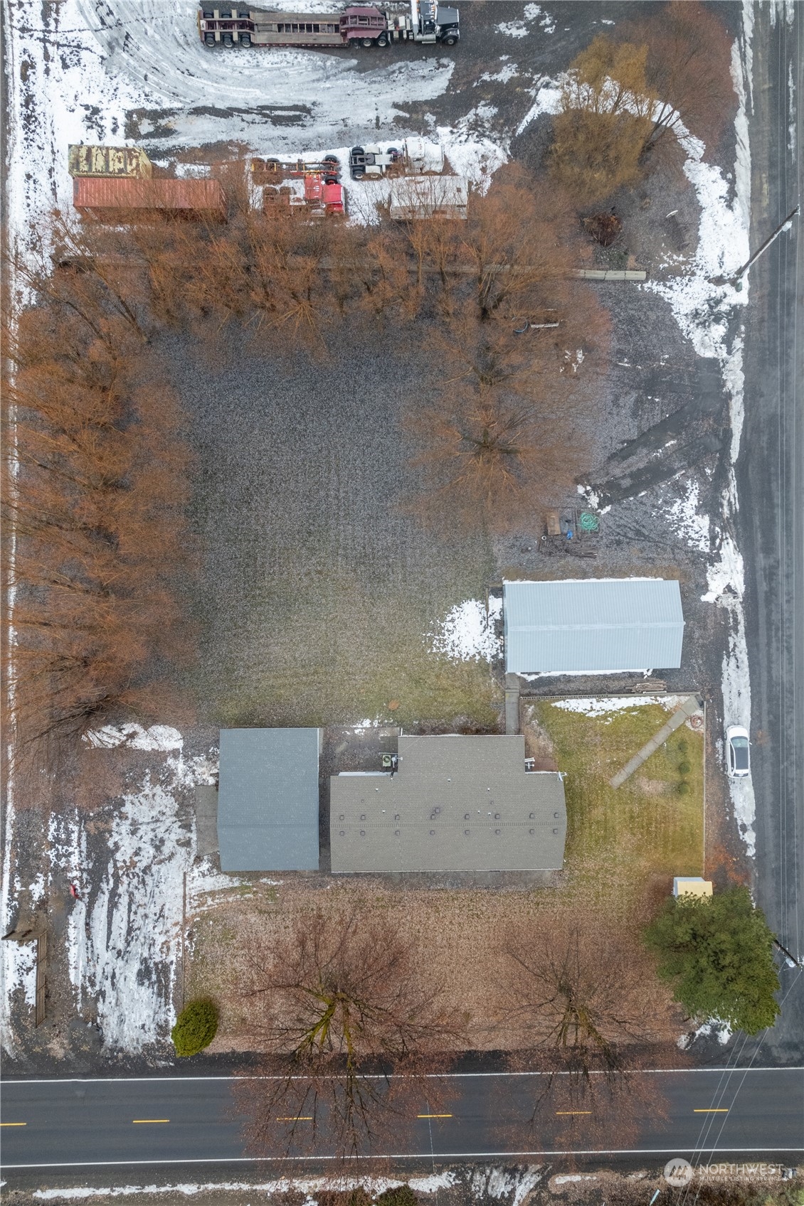 5749 Rd K Northeast Moses Lake, WA 98837 - Photo 15 of 15 an aerial view of residential houses with outdoor space