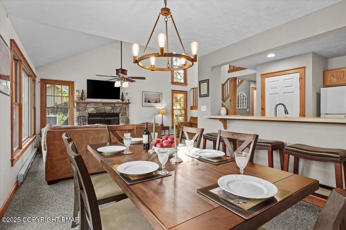 182 Upper Deer Valley Road Tannersville, PA 18372 - Photo 12 of 40 a view of a dining room with furniture