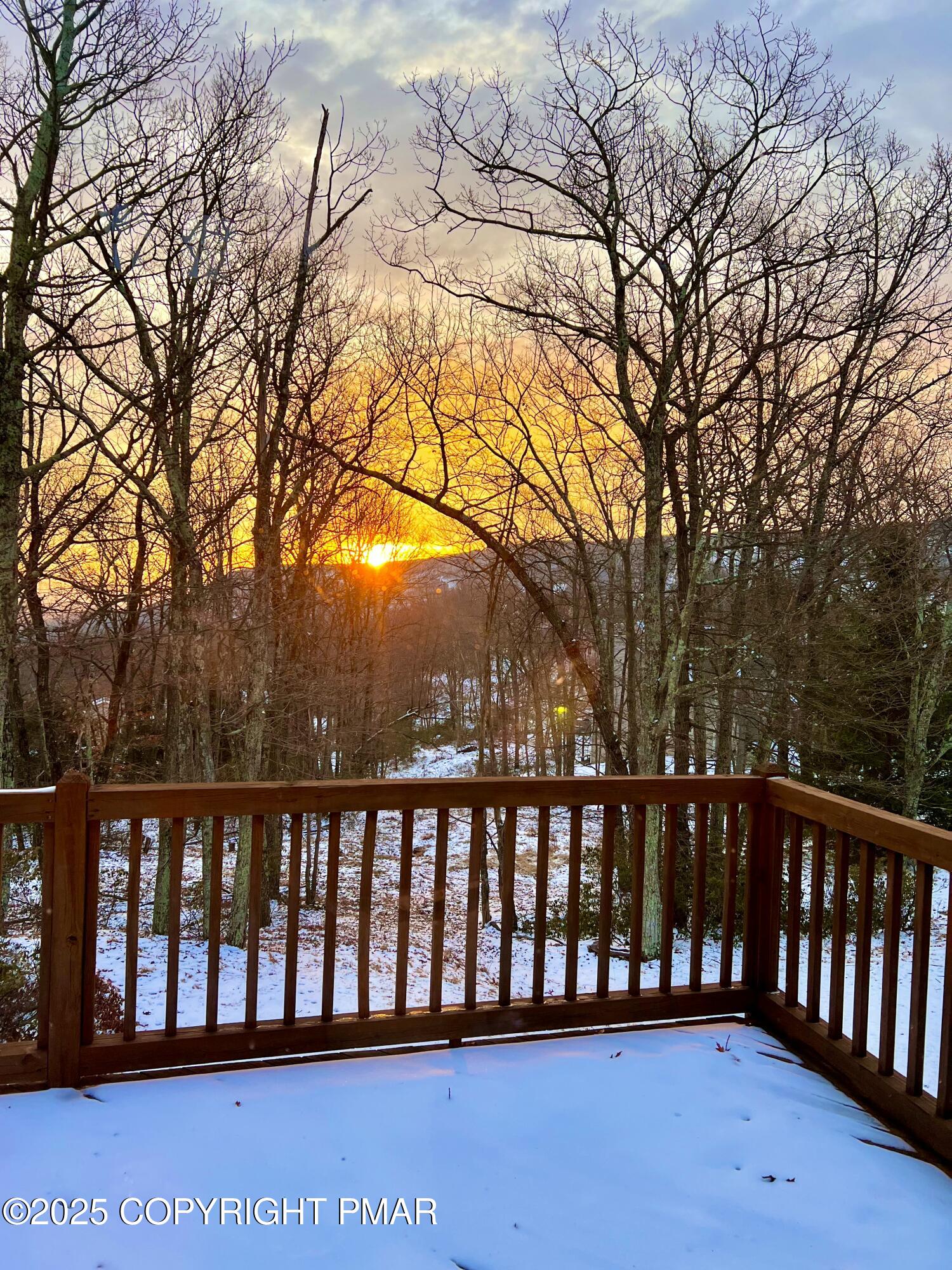 182 Upper Deer Valley Road Tannersville, PA 18372 - Photo 9 of 41 182 Winter Sunset