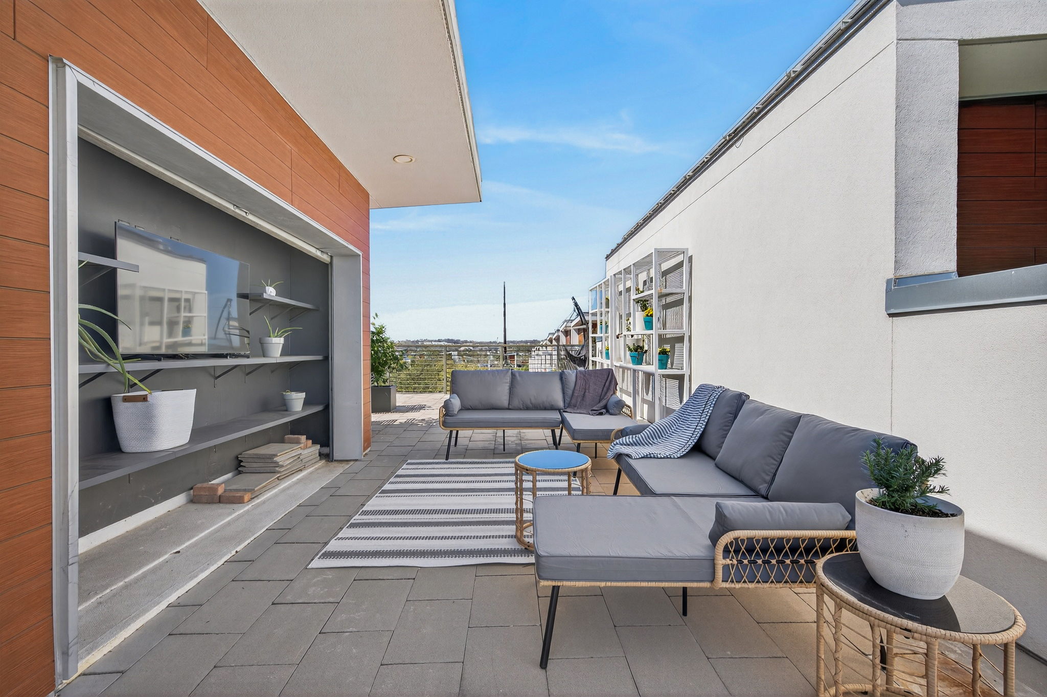 2301 South 5th Street, Unit 25 Austin, TX 78704 - Photo 4 of 35 View of patio / terrace with an outdoor hangout area