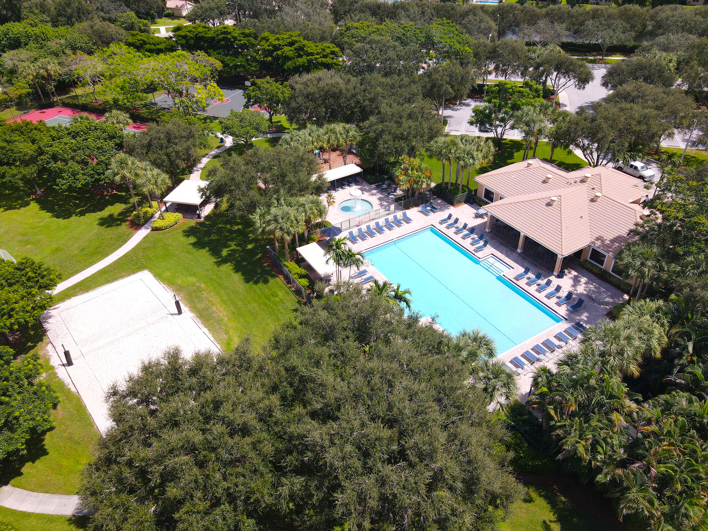 10208 White Water Lily Way Boynton Beach, FL 33437 - Photo 36 of 38 an aerial view of a house with a lake view