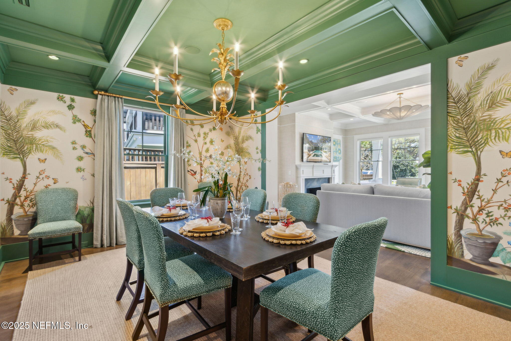 357 12th Street Atlantic Beach, FL 32233 - Photo 26 of 80 Dining Room opens to Living Room