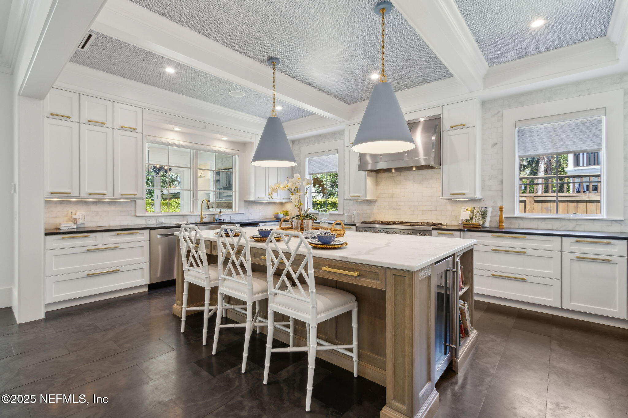 357 12th Street Atlantic Beach, FL 32233 - Photo 28 of 80 Gourmet Kitchen w/ Island Breakfast Bar