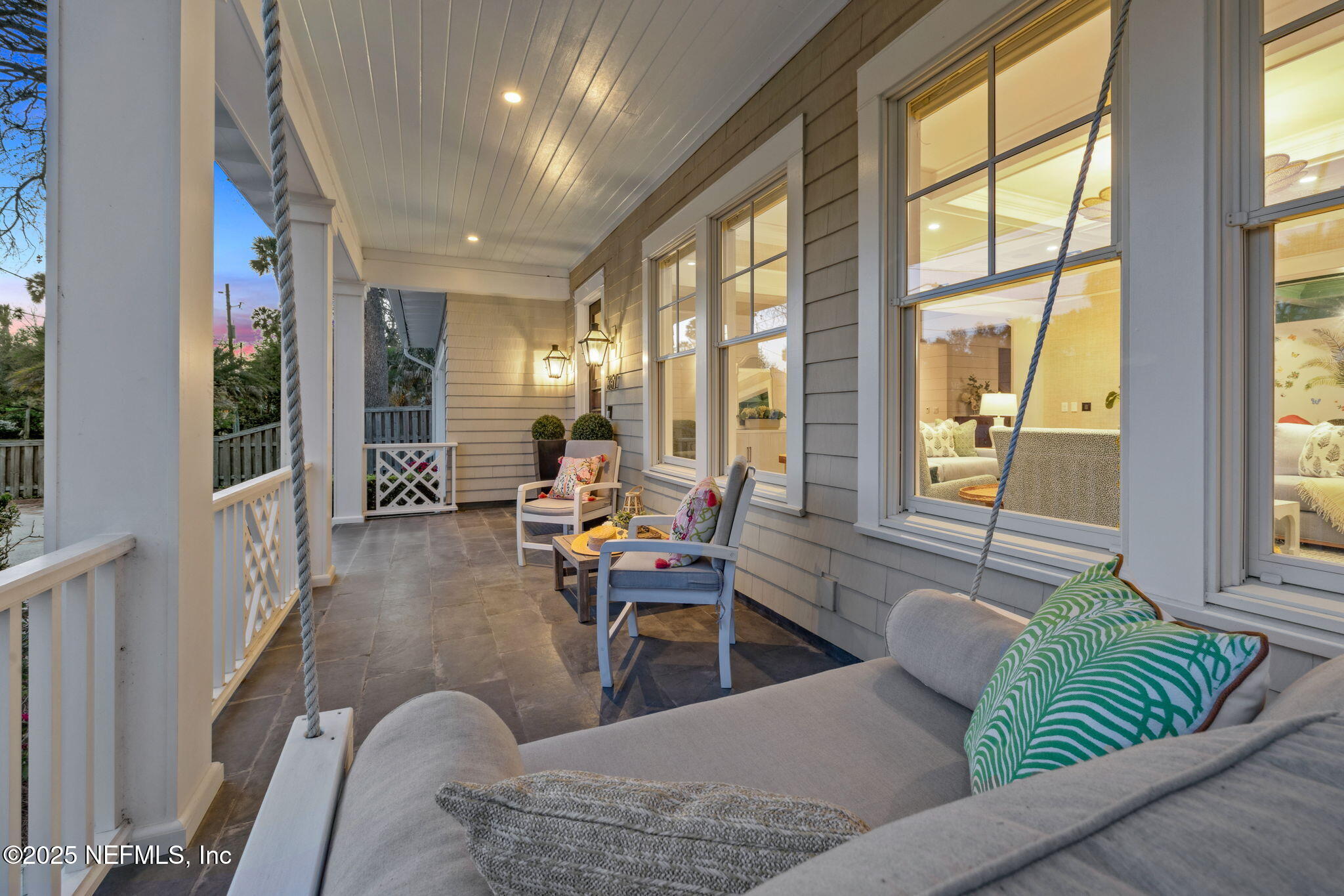 357 12th Street Atlantic Beach, FL 32233 - Photo 6 of 80 Twilight on the Front Porch