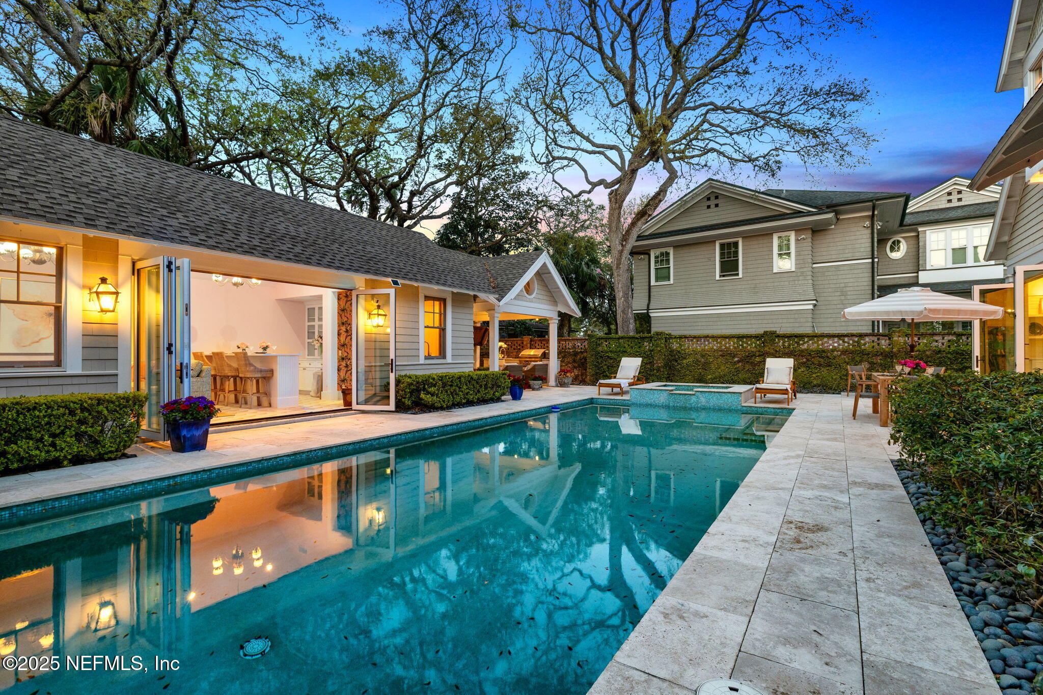 357 12th Street Atlantic Beach, FL 32233 - Photo 67 of 80 Evening Poolside