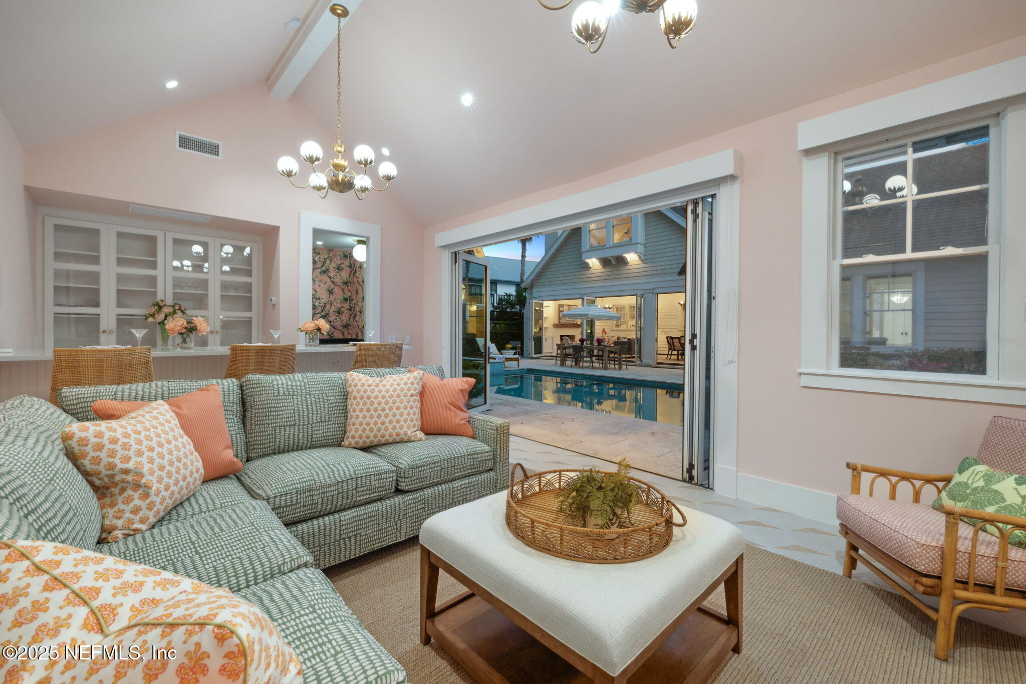 357 12th Street Atlantic Beach, FL 32233 - Photo 71 of 80 Pool House w/ Retractable Bi-Fold Doors