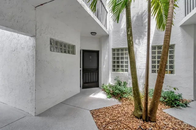 a view of a entrance