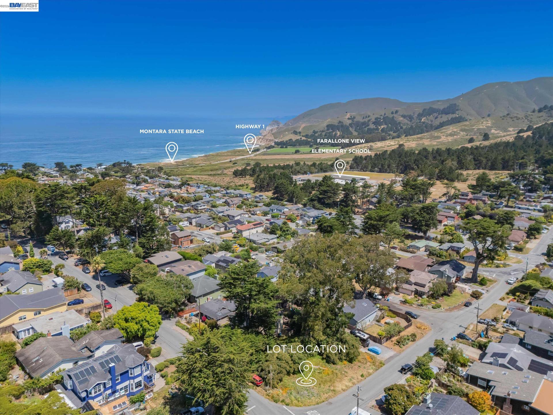 0 6th Street Montara, CA 94037 - Photo 5 of 11 a view of a city with mountains in the background