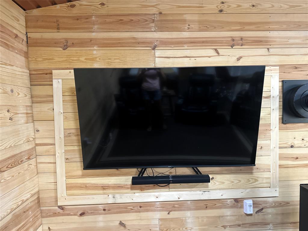 191 Cherry Lane Streetman, TX 75859 - Photo 6 of 40 a black and white wall with a fireplace