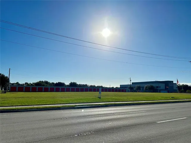 a view of a road with a road