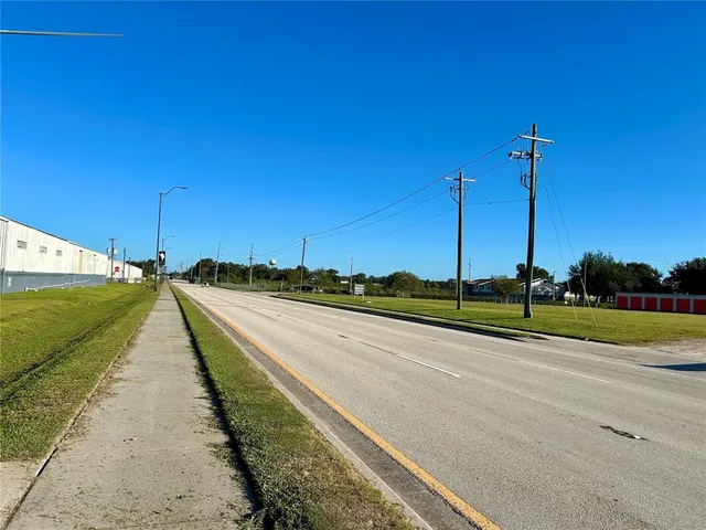 a view of a lake with a beach