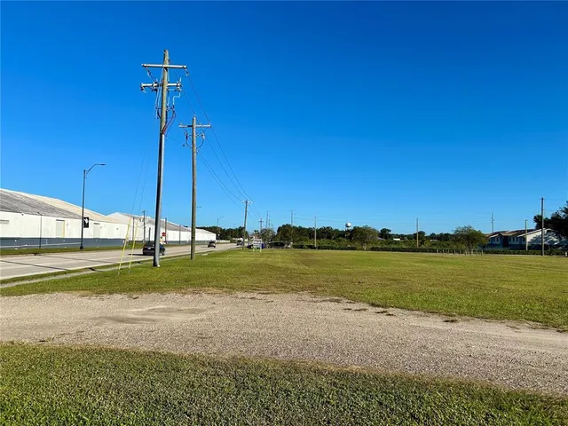 a view of a swimming pool with an outdoor space