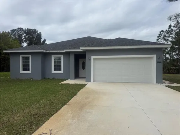 front view of house with a yard