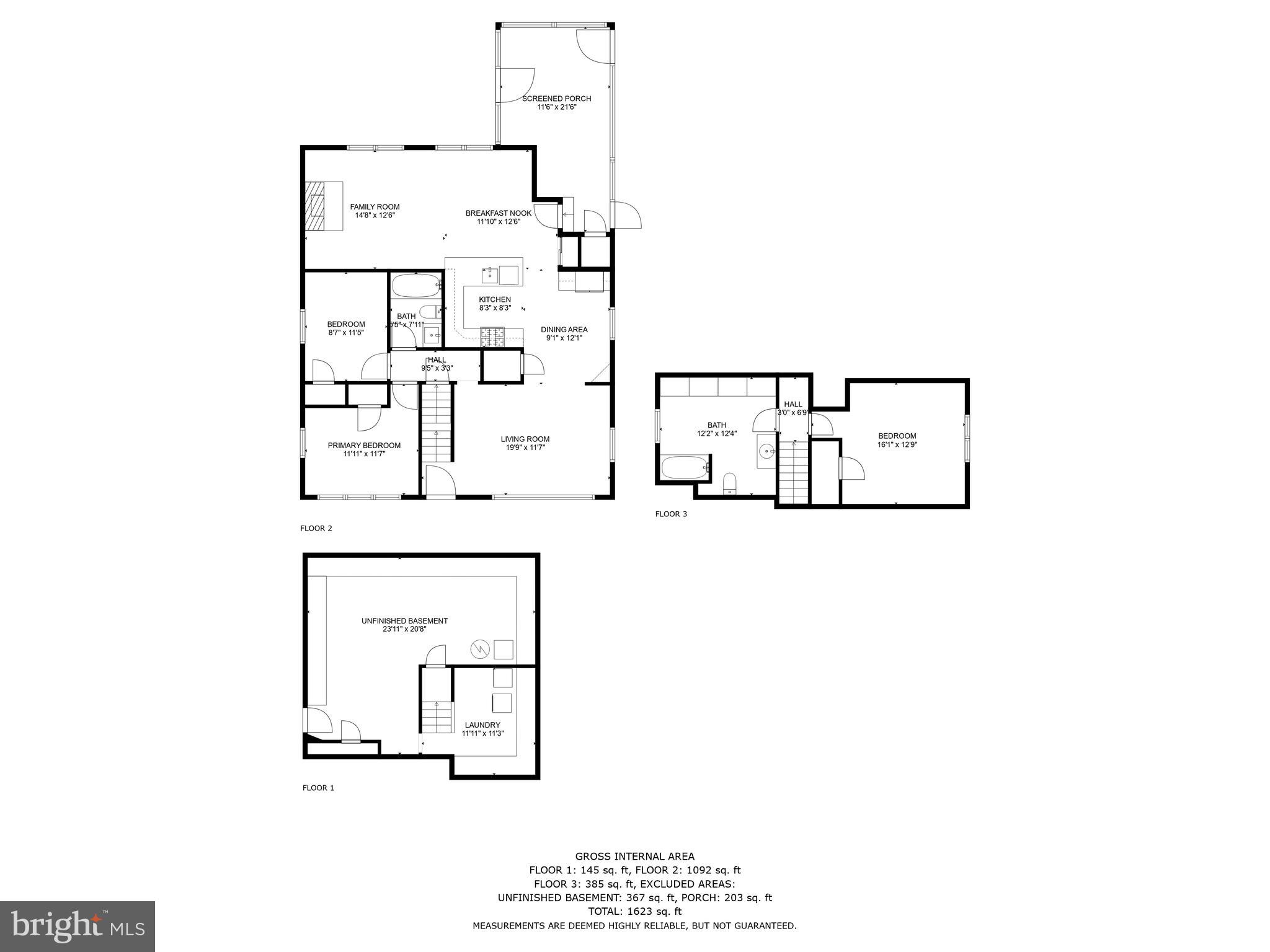 725 Templecliff Road Pikesville, MD 21208 - Photo 36 of 36 Floor Plan