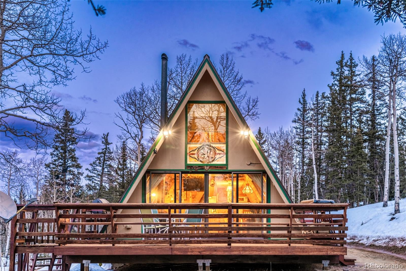 a view of building with tree s