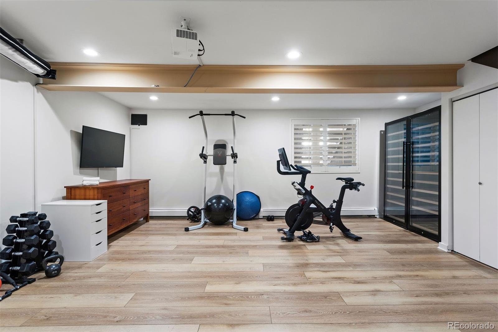 3400 Tejon Street Denver, CO 80211 - Photo 38 of 40 a view of a room with gym equipment