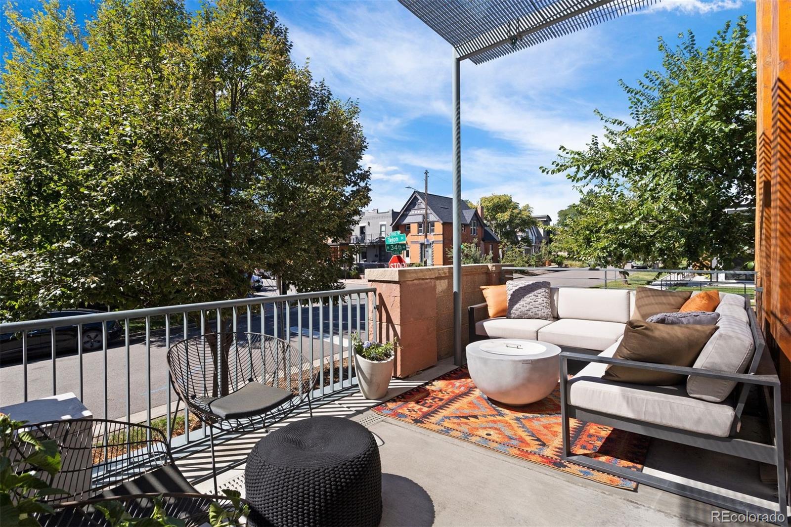 3400 Tejon Street Denver, CO 80211 - Photo 39 of 40 a view of a chair and tables the patio
