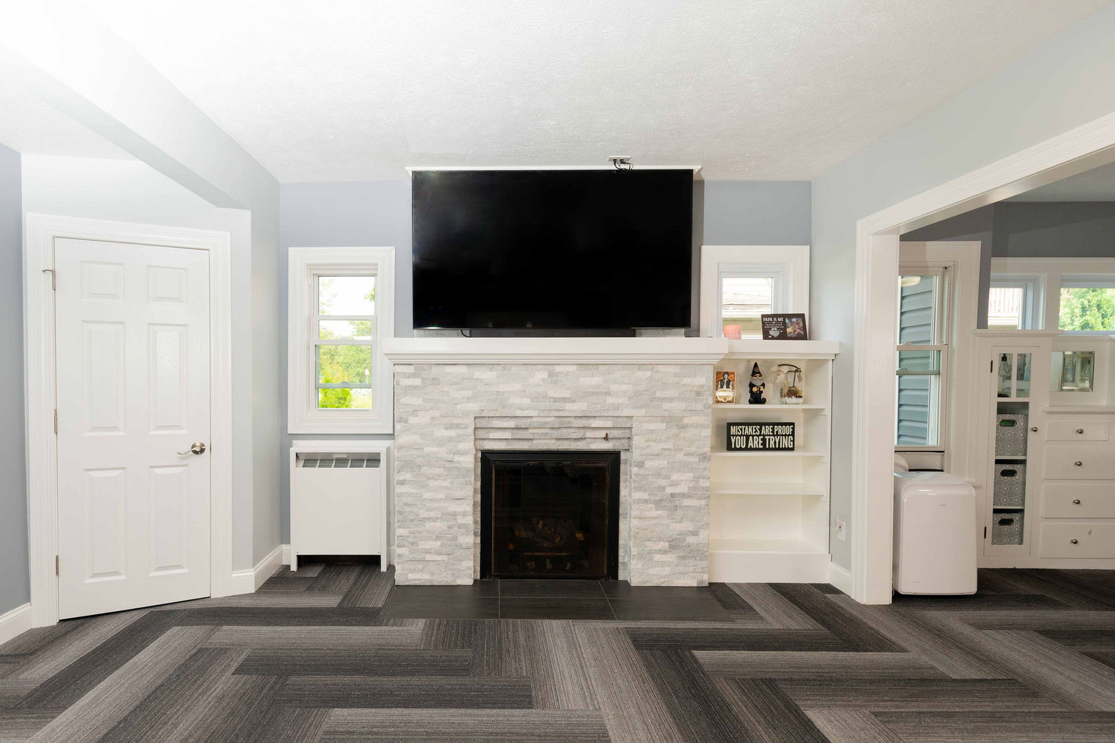 1719 Post Avenue Rockford, IL 61103 - Photo 12 of 52 a living room with furniture and a fireplace