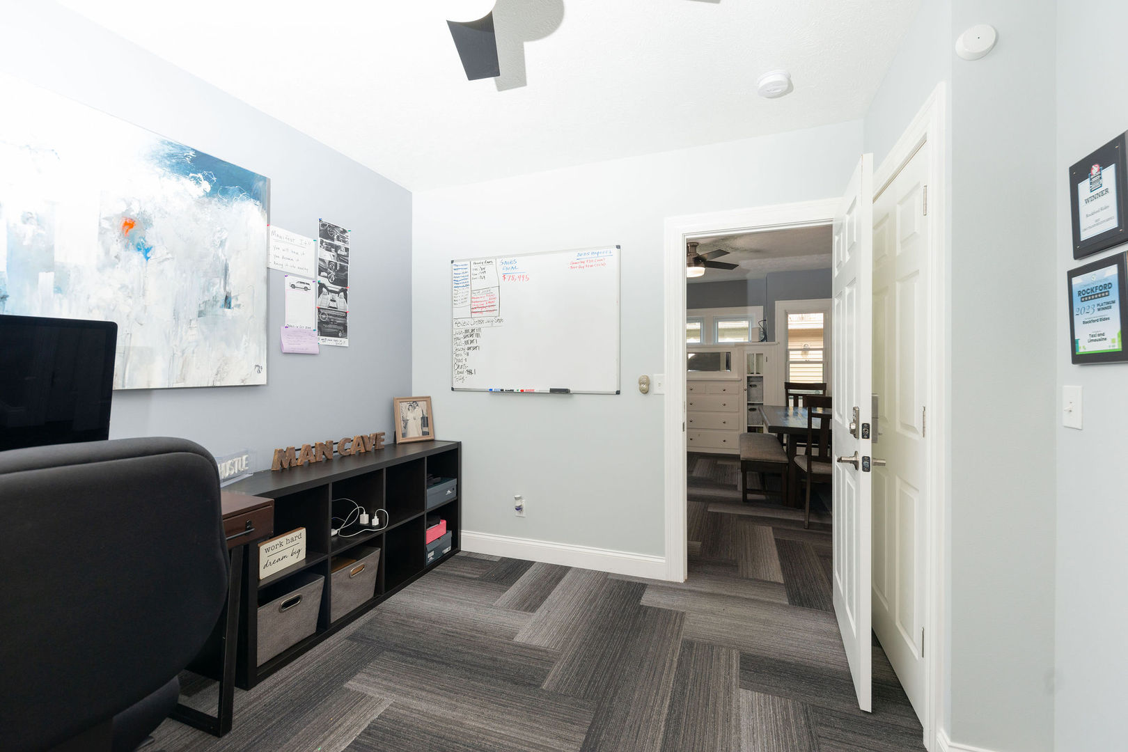 1719 Post Avenue Rockford, IL 61103 - Photo 16 of 52 a living room with furniture and a gate