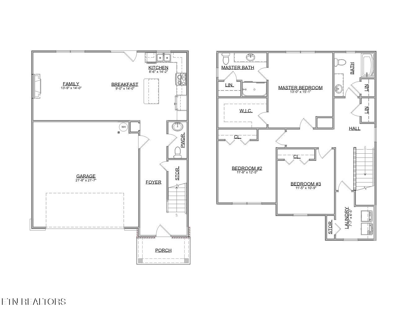 7826 Tree Line Lane Corryton, TN 37721 - Photo 2 of 2 Bradbury-Floor-Plan