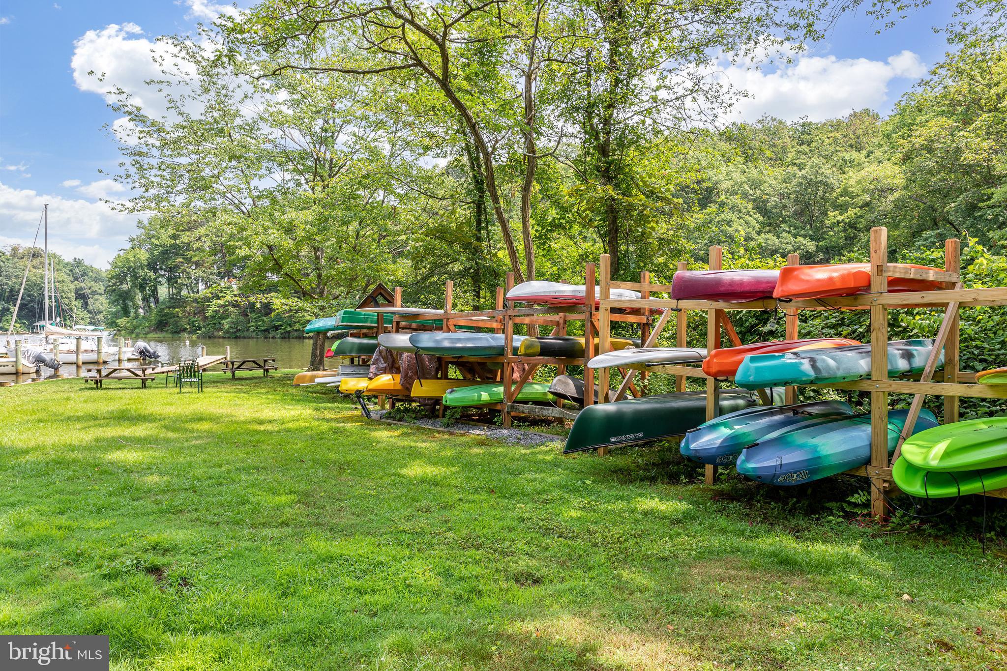 2319 Hickory Road Annapolis, MD 21401 - Photo 51 of 68 Community kayak rack