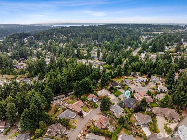 an aerial view of a city with lots of residential buildings