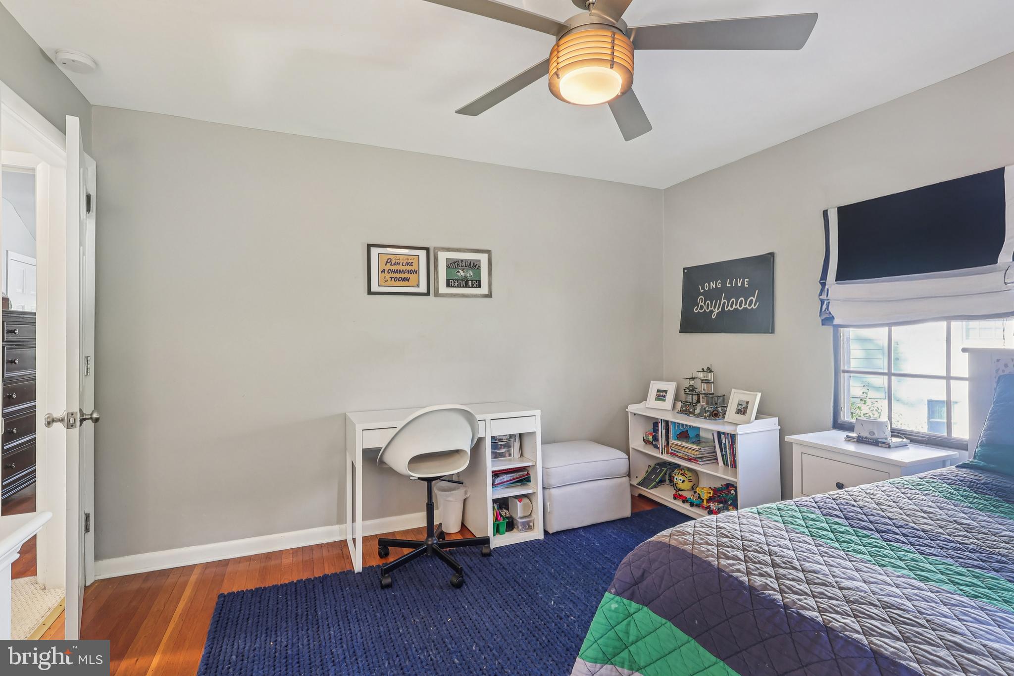 131 Fairfax Road Bryn Mawr, PA 19010 - Photo 16 of 29 a bedroom with a bed and a window