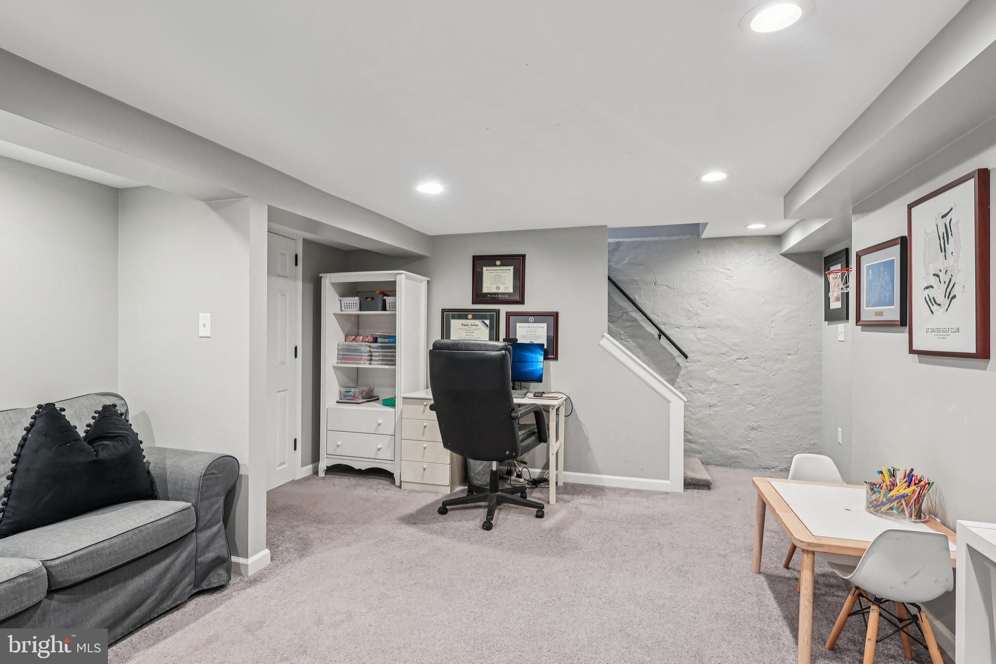 131 Fairfax Road Bryn Mawr, PA 19010 - Photo 25 of 29 a view of a livingroom with furniture and a couch