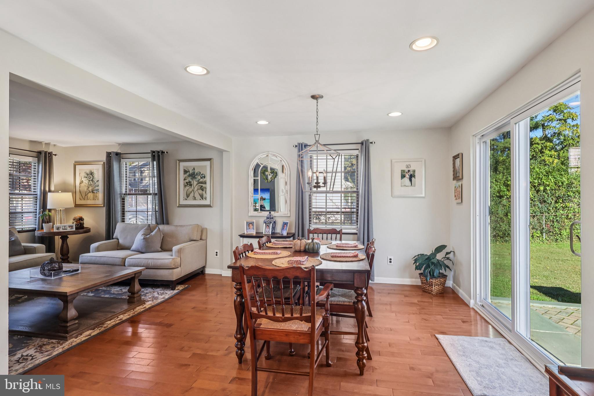 131 Fairfax Road Bryn Mawr, PA 19010 - Photo 6 of 29 a view of a dining room with furniture window and wooden floor