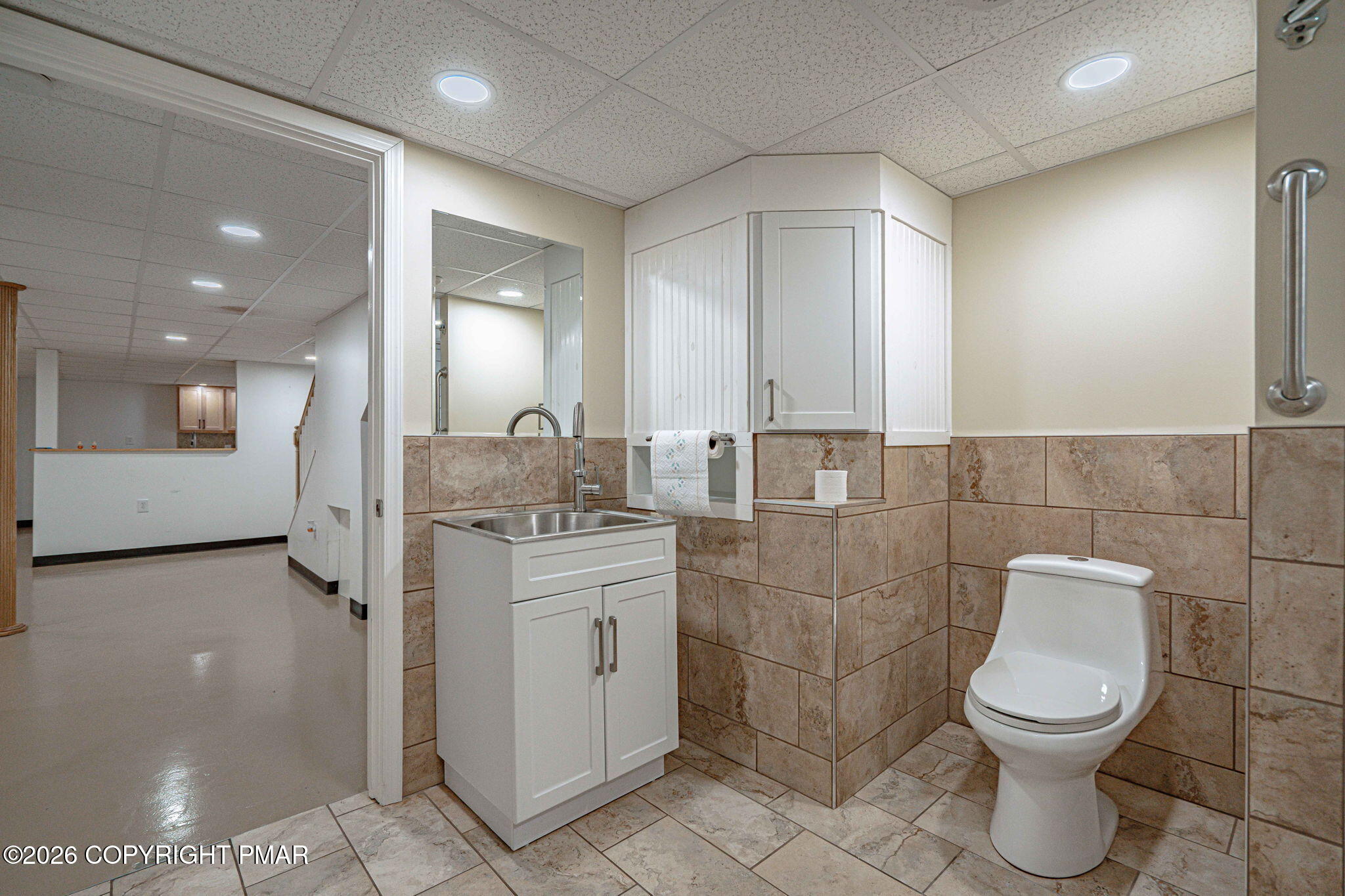 3310 Friedens Road Slatington, PA 18080 - Photo 31 of 38 a bathroom with a toilet sink and mirror
