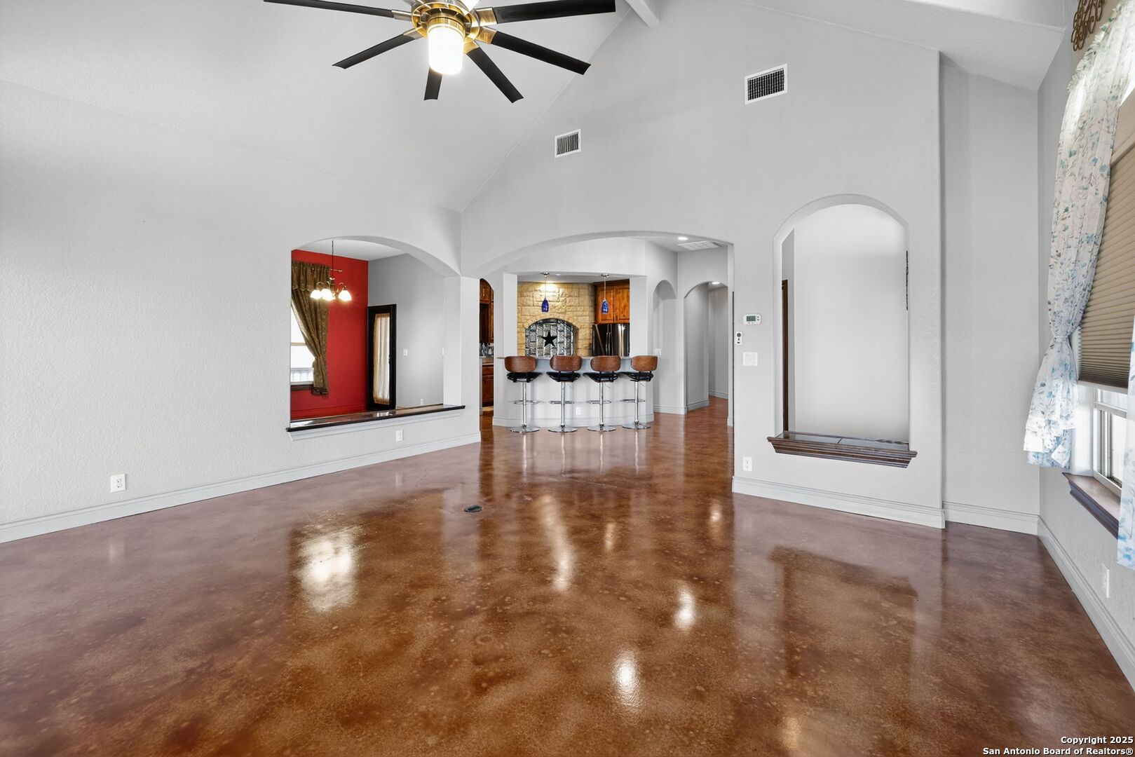 101 Lucky Bandera, TX 78003 - Photo 6 of 42 wooden floor in an empty room with a window