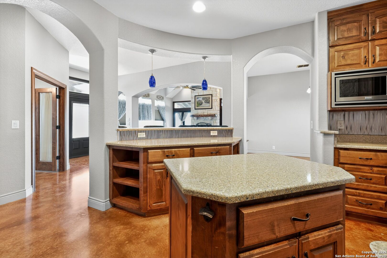 101 Lucky Bandera, TX 78003 - Photo 8 of 42 a kitchen with a stove and a refrigerator