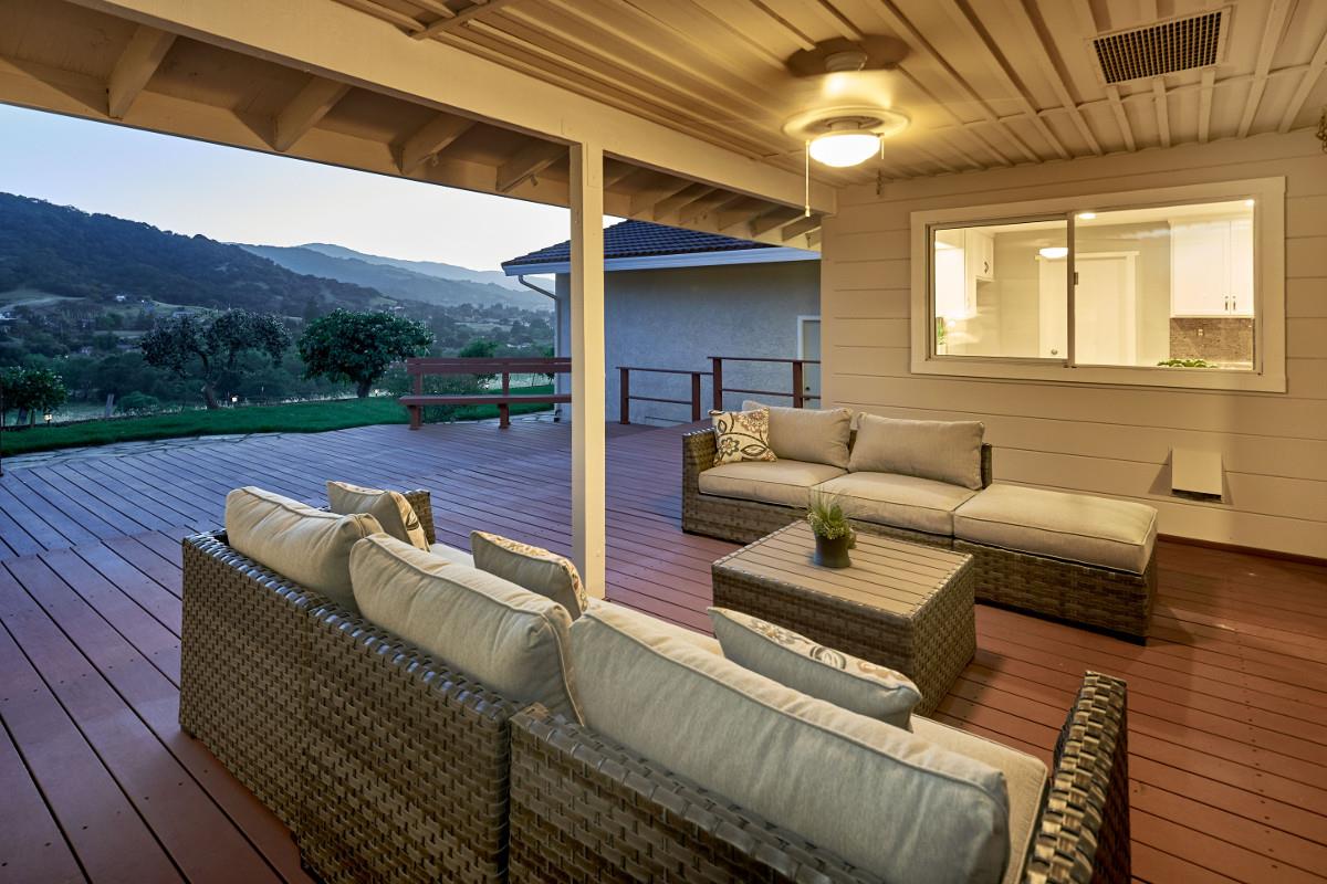 20421 Hunter's Hill Road San Jose, CA 95120 - Photo 42 of 50 a view of outdoor seating space with furniture