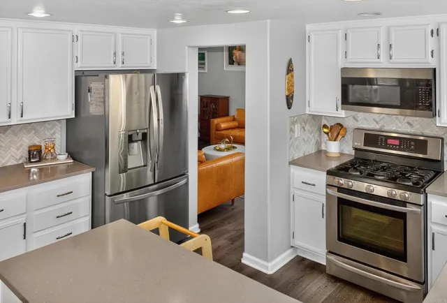 a close view of utility room