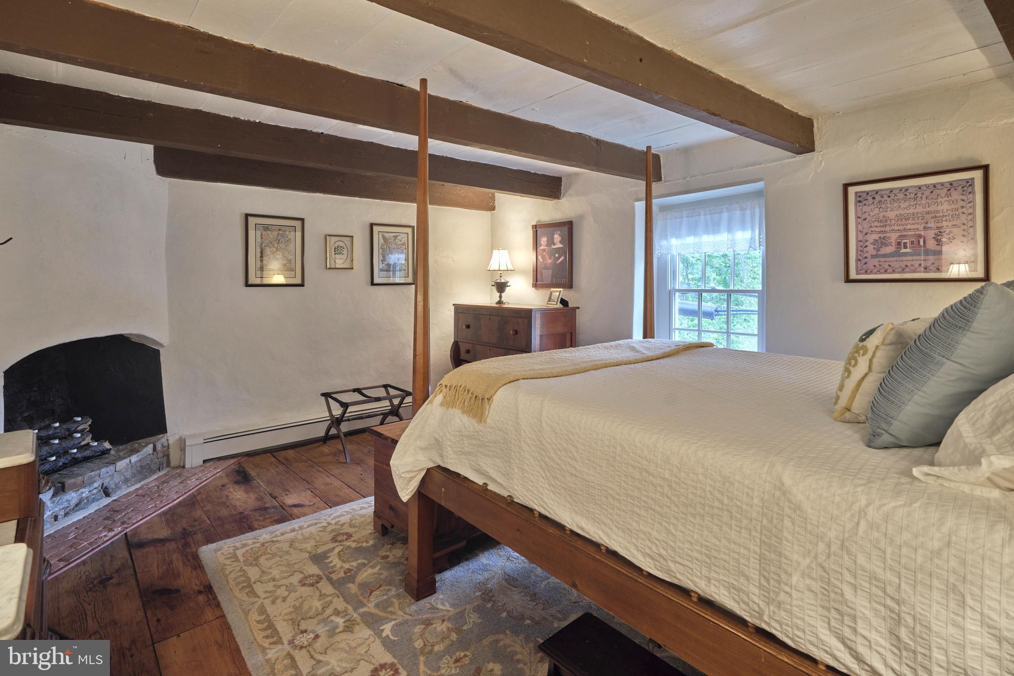 1636 River Road Upper Black Eddy, PA 18972 - Photo 17 of 57 Guest Room with Fireplace
