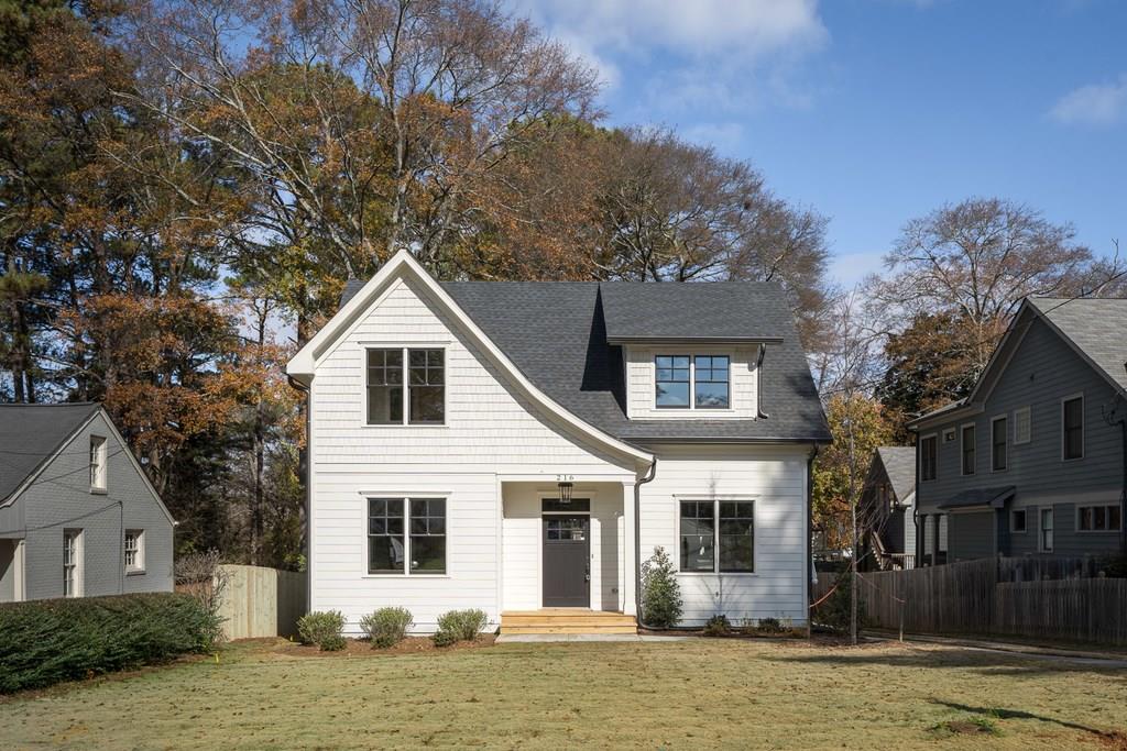 216 East Pharr Road Decatur, GA 30030 - Photo 1 of 1 Attractive Front Elevation w/ curved gable and shed dormer