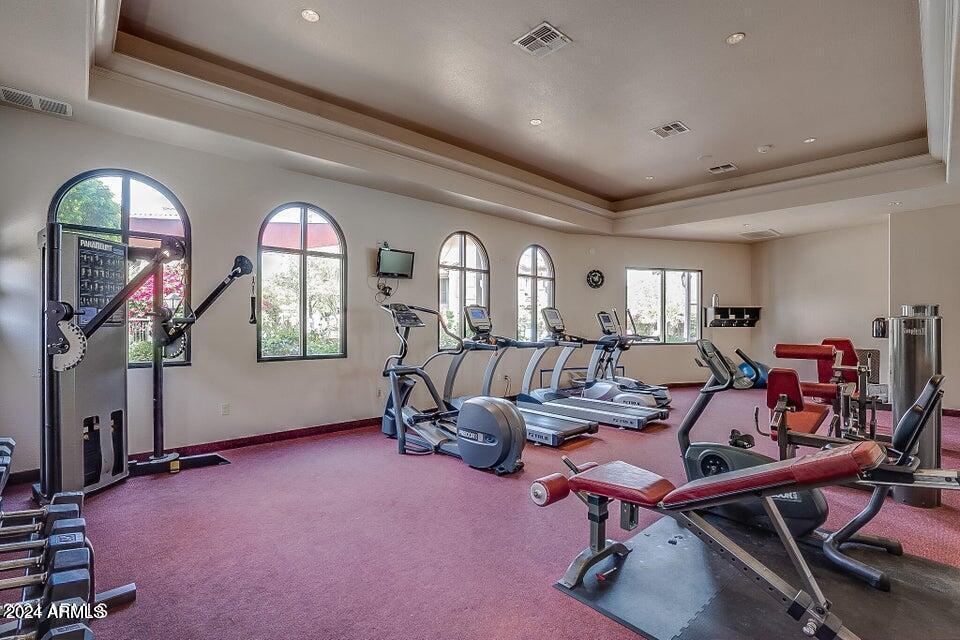 14250 West Wigwam Boulevard, Unit 1421 Litchfield Park, AZ 85340 - Photo 15 of 15 a livingroom with furniture a potted plant and windows