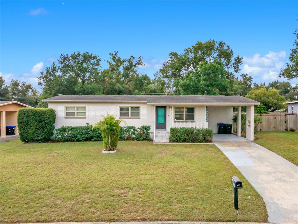 Beautiful, ranch style home with a large front yard. Driveway will soon be repainted.