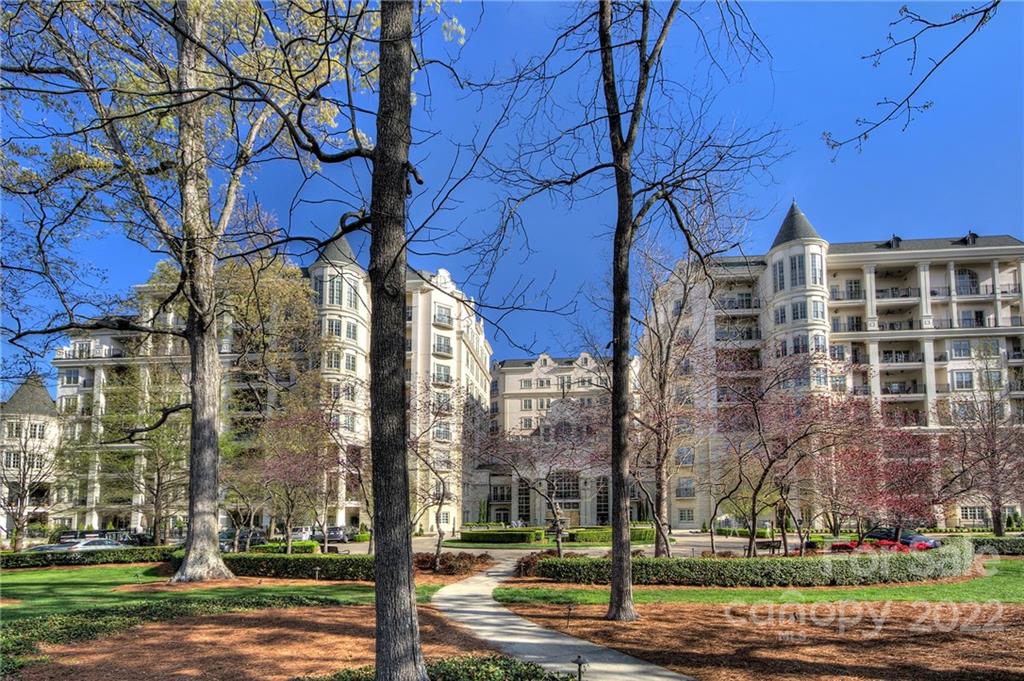 2823 Providence Road, Unit 254 Charlotte, NC 28211 - Photo 30 of 44 front view of a building with a tree
