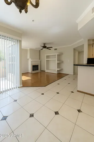 a view of a livingroom with furniture