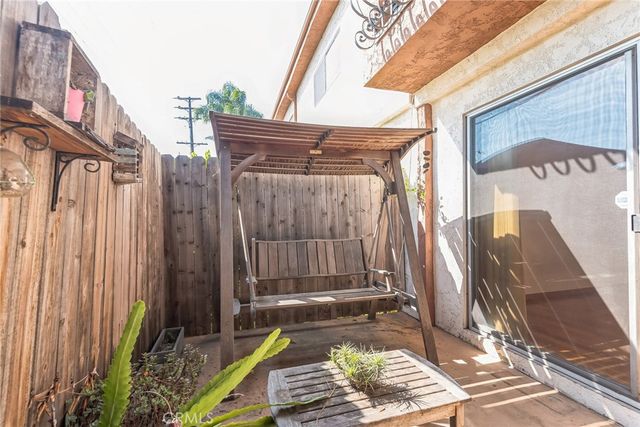 a view of a door of the house