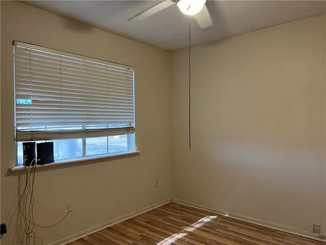 a view of small space with a window