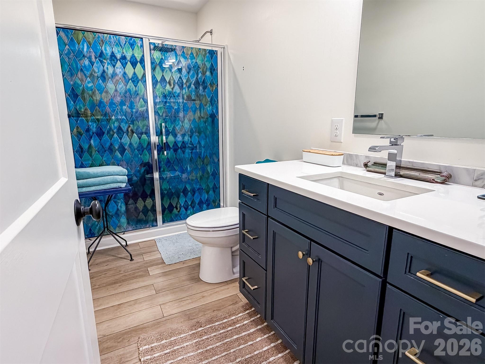 85 20th Avenue Northwest Hickory, NC 28601 - Photo 24 of 47 a bathroom with a sink toilet and shower