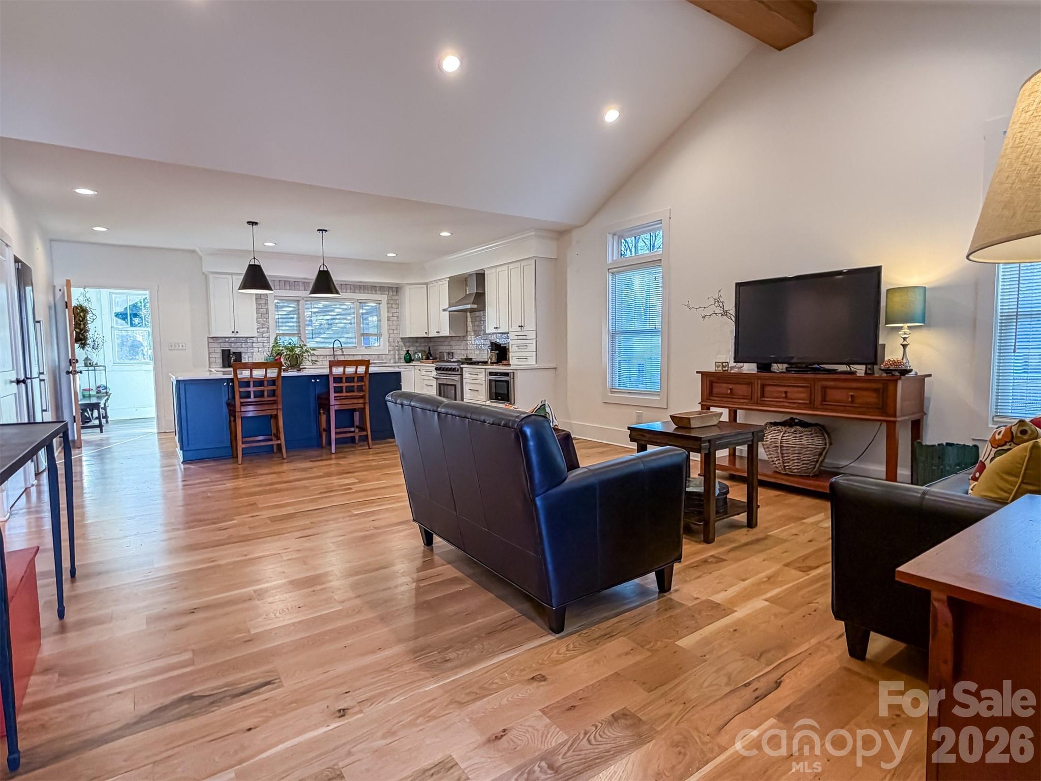 85 20th Avenue Northwest Hickory, NC 28601 - Photo 5 of 47 a living room with furniture and a flat screen tv