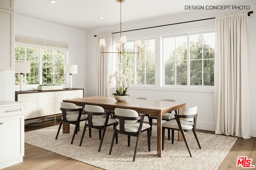 2803 Cardiff Avenue Los Angeles, CA 90034 - Photo 3 of 10 a view of a dining room with furniture window and outside view