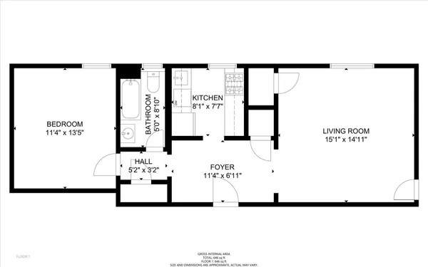 a picture of a floor plan